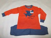 Wiplala - Pyjama - Katoen - Lange mouw - Jongen - Orange / blauw - Wanna 6 jaar