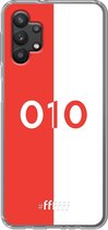 6F hoesje - geschikt voor Samsung Galaxy A32 5G -  Transparant TPU Case - Feyenoord - 010 #ffffff