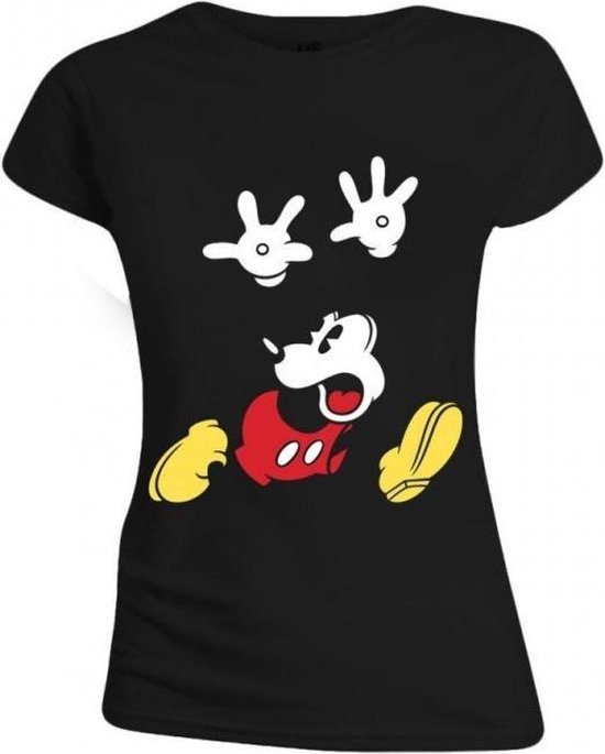 DISNEY - T-Shirt - Mickey Mouse Panic Face - GIRL (XL)