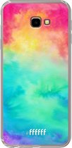 6F hoesje - geschikt voor Samsung Galaxy J4 Plus -  Transparant TPU Case - Rainbow Tie Dye #ffffff
