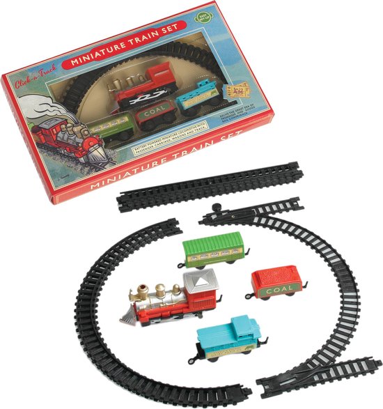 REX LONDON Toys - Miniatuur speelgoed trein - knutselpakket voor jongens en meisjes - DIY
