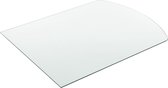 Glasplaat - Tafelblad - ESG Veiligheidsglas - Kleur transparant - Dikte 6 mm - Afmeting (LxB) 85 x 75 cm