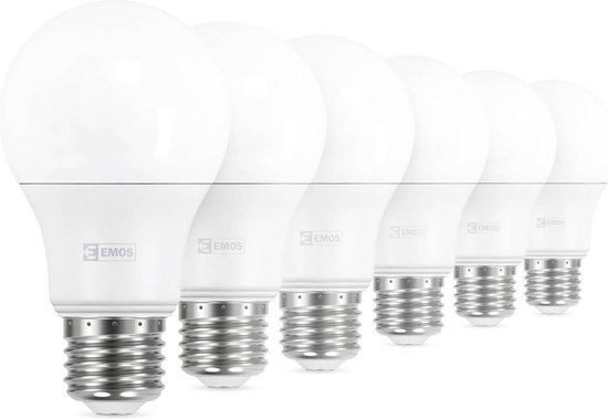 E27 LED Lamp - Voordeelset van 6 LED Lampen - 9W - 806 Lumen - 2700K Warm  Wit -... | bol.com