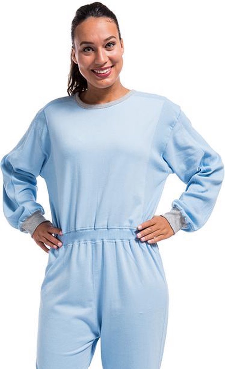 Goedkoopste Dutchblue.com Hansop pyjama - Plukpak voor volwassenen - rugritssluiting - rits in het kruis