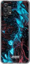 6F hoesje - geschikt voor Samsung Galaxy A32 5G -  Transparant TPU Case - River Fluid #ffffff