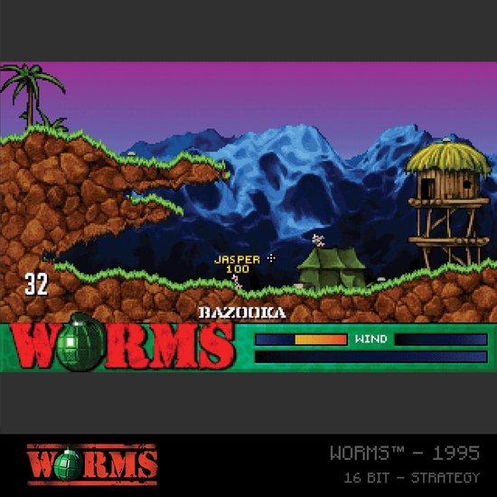 Evercade - Worms cartridge 1 - 3 games - Evercade