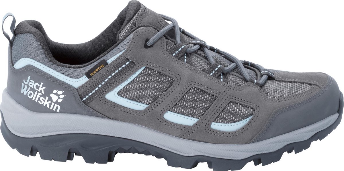 Jack Wolfskin Vojo 3 Texapore Low Wandelschoenen Dames - Grijs - Maat 37