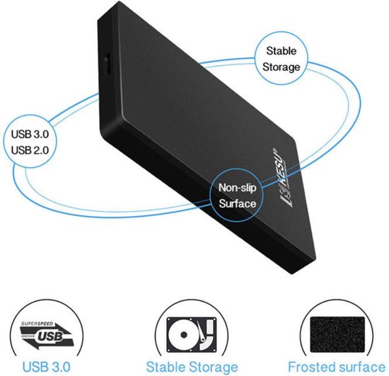 KESU Portable Externe harde schijf 500GB - USB 3.0 - Windows - Mac - Linux - Kesu