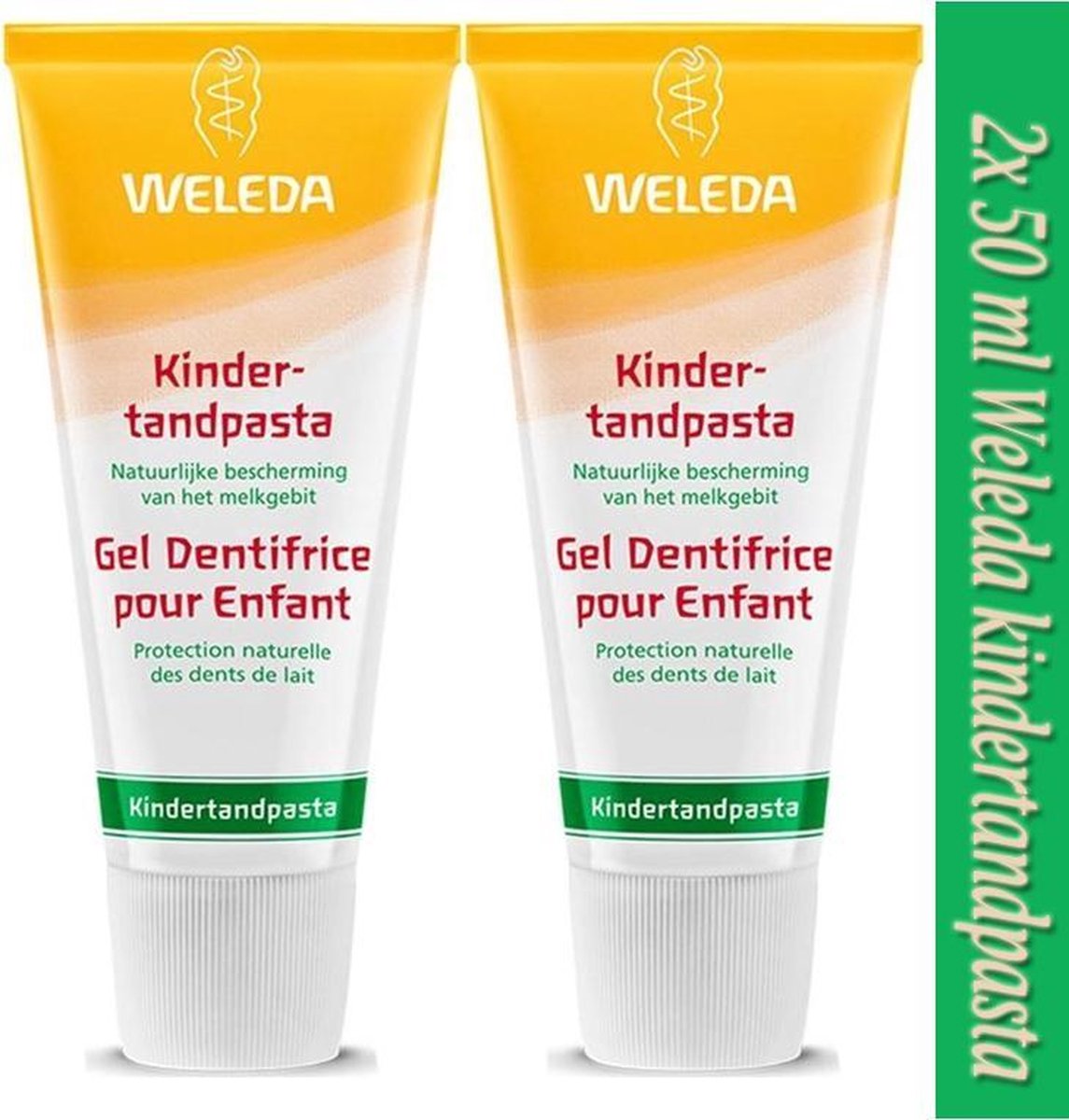 Goedkoopste 2X -Weleda Kindertandpasta - 50 ml - Natuurlijk (4001638081863