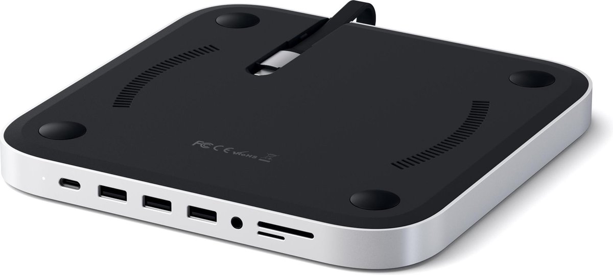 Satechi Aluminum Mac Mini Standaard & Hub - Grijs
