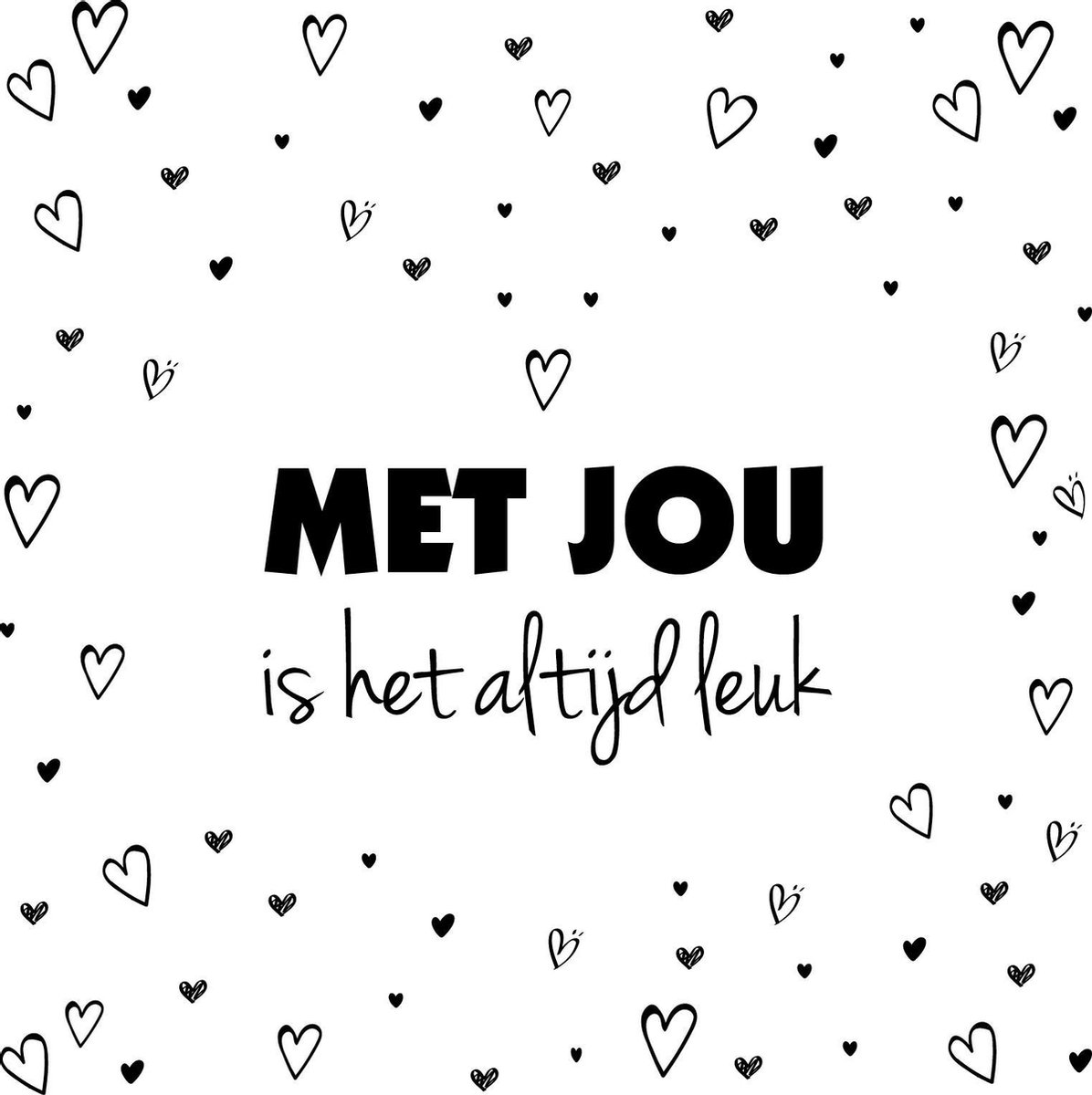 Woordspeling valentine set - België