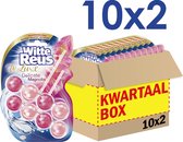Witte Reus DeLuxe Toiletblok - Delicate Magnolia - WC Blokjes Voordeelverpakking - 20 stuks