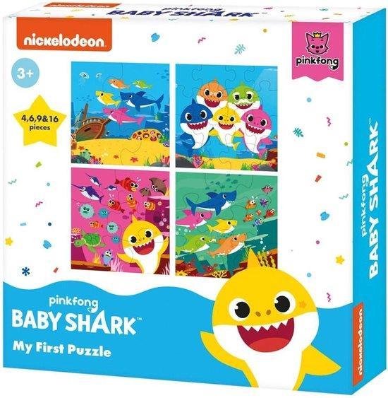 Afbeelding van het spel Baby Shark Mijn Eerste 4 in1 Puzzel 4-16 Stukjes
