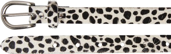 Take it 2cm dames riem koeienhuid met Cheetah print - 100% leder - Maat 95 - Totale lengte 110 cm