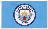 Manchester City FC Kernrestvlag (Blauw)