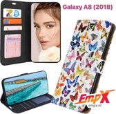 EmpX Telefoonhoesje - Book Case - Geschikt Voor Samsung Galaxy A8 (2018)