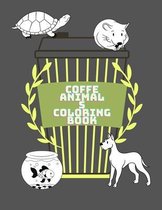 Coffe Animals Coloring Book
