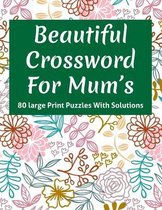 Beautiful Crossword For Mum's