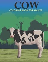 Cow coloring book for adults