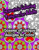 Geometric Coloring Patterns for Adults