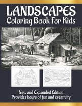 Landscapes coloring book for kids