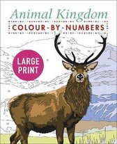 Arcturus Large Print Colour by Numbers Collection- Large Print Animal Kingdom Colour-by-Numbers