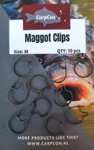 Maggot Clips 'Medium' - 10 stuks - Madenclips - Rigmateriaal - Karper Vissen - Onderlijn