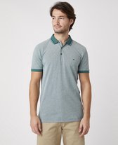 Wrangler SHORT SLEEVE REFINED POLO - MALLARD GREEN - Mannen - Maat M