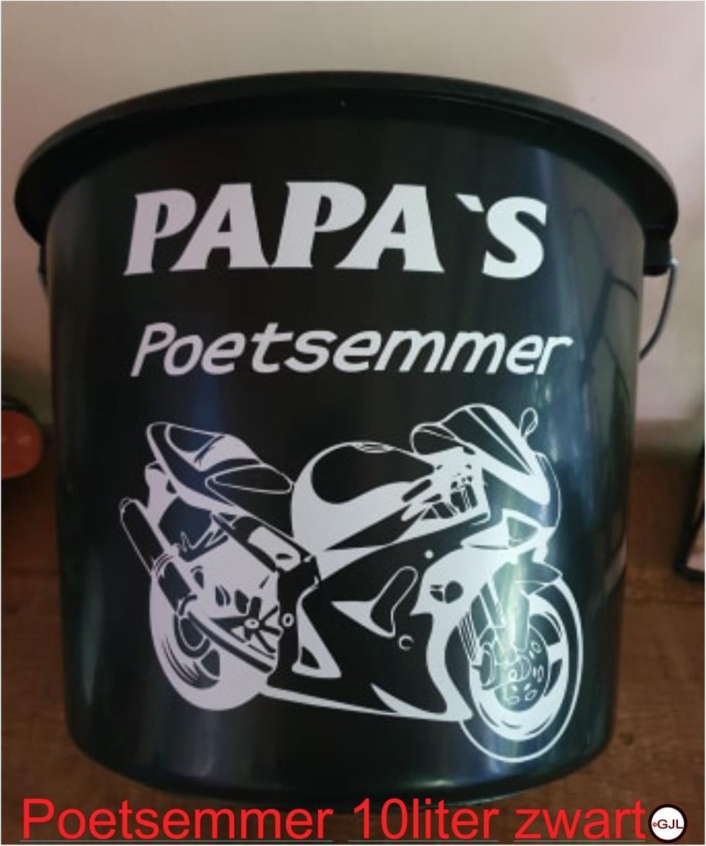 Goedkoopste Poets Emmer 10 liter Motor Papa Spreukbord Quotebord Cadeau Geschenk Vaderdag Verjaardag Spreuk Borden Spreuken Quote Tekst Handgemaakt
