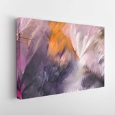 Hand drawn gouache painting. Abstract art background. Color texture. - Modern Art Canvas - Horizontal - 1132513946 - 80*60 Horizontal
