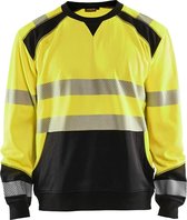 Blaklader Sweatshirt High Vis 3541-2528 - High Vis Geel/Zwart - XL