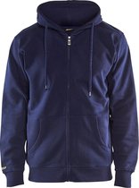 Blaklader 3366 Hooded Werksweater Marineblauw