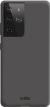 Samsung Galaxy S21 Ultra Hoesje - SBS - Vanity Serie - TPU Backcover - Zwart - Hoesje Geschikt Voor Samsung Galaxy S21 Ultra
