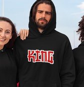 King / Queen Hoodie China (King - Maat 3XL) | Koppel Cadeau | Valentijn Cadeautje voor hem & haar