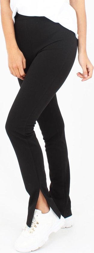 Zwarte Flared Jeans Met Split Sale Online, SAVE 50% - eagleflair.com