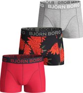 Björn Borg Onderbroek - Jongens - rood/zwart/grijs