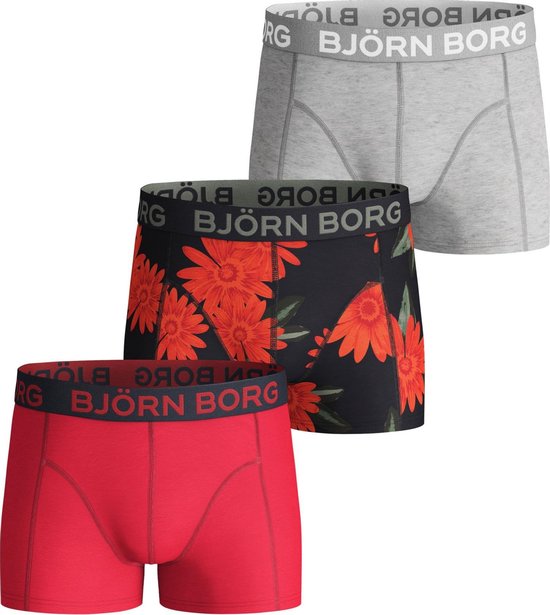 Björn Borg Onderbroek - Jongens - rood/zwart/grijs | bol.com