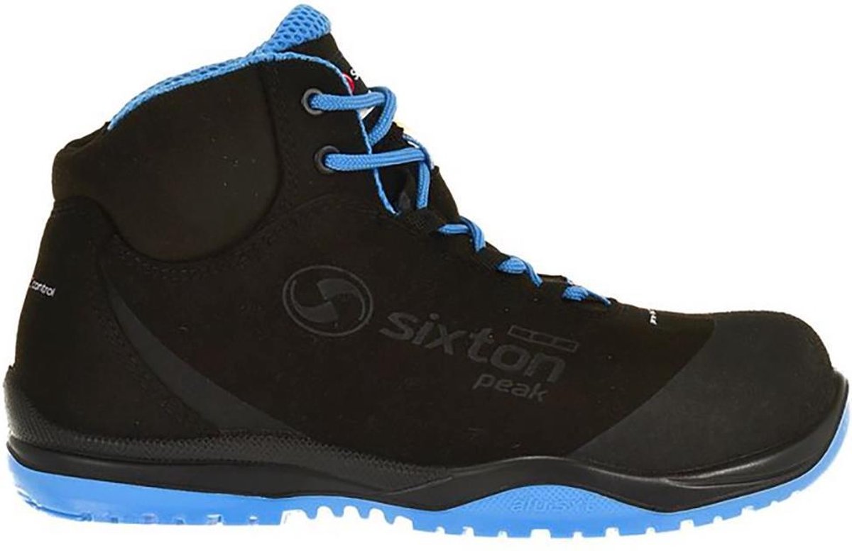 Sixton Cuban Werkschoenen Zwart/Blauw Hoog S3