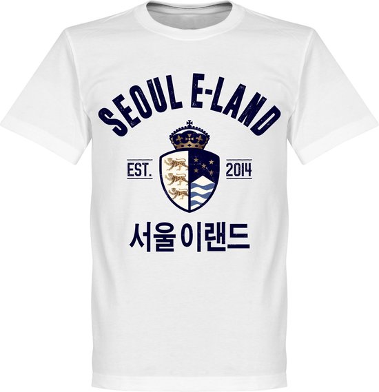 Seoul E-Land Established T-Shirt - Wit - 4XL