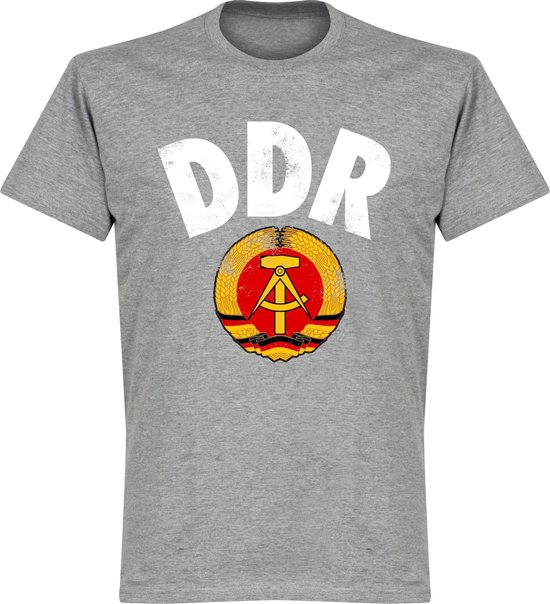 DDR Logo T-Shirt - Grijs - XXXL