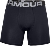 Under Armour UA Charged Cotton 6 in 3 Pack Heren Sportonderbroek - Zwart- Maat S