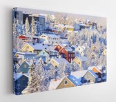 Ville de Tromso en hiver - Toile d' Art moderne - Horizontal - 745749544 - 50 * 40 Horizontal