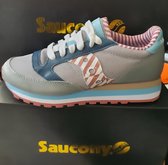 Saucony jazz triple Grijs,Blauw,Oudroze