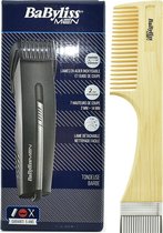 Babyliss For Men Draadloos Haar & Baardtrimmer H200E | Inclusief Haar & baardkam