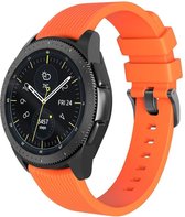 Samsung Gear Sport bandje Samsung Samsung galaxy watch active 1 - 2 / Galaxy Watch 42mm SM-R810 bandje silicone oranje small 20mm | Watchbands-shop.nl