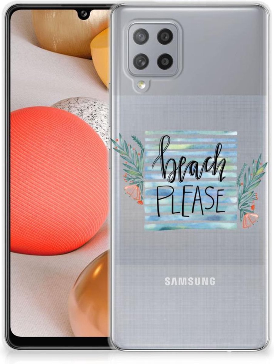 Samsung Galaxy A42 Telefoonhoesje met Naam Boho Beach