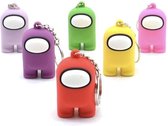 Among Us Plushie - Among Us 3D Sleutelhanger - Roze - 5CM