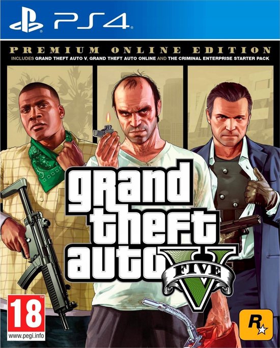 PlayStation 4 Video Game Take2 Grand Theft Auto V