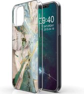 iMoshion Design voor de iPhone 12 Mini hoesje - Marmer - Gebroken Beige |  bol.com