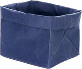 Ecosy Broodjeszak - Broodmandje - Broodmand - blauw - 14x14xh15cm